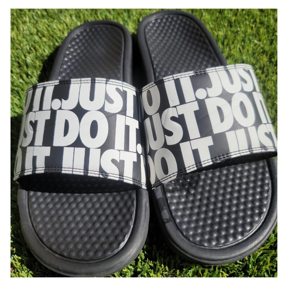 (Final ) Nike Benassi Jdi Print 'White' Slides - image 3
